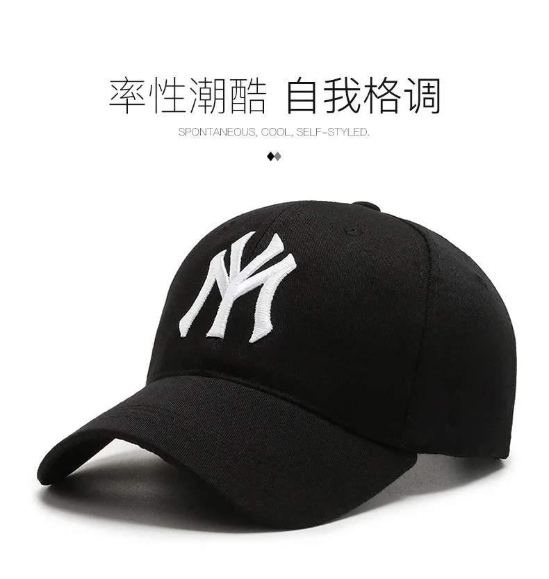 Unisex Fashion Cotton Baseball Caps Snapback hip hop Hat For Men Women Sun NY LA Hat Bone Gorras Embroidery Spring Cap Wholesale
