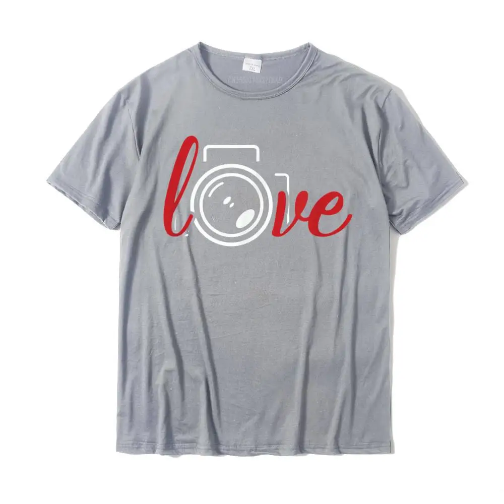 NormalFunny Short Sleeve Tops Shirt VALENTINE DAY On Sale Round Neck Pure Cotton T Shirt Men T Shirt Casual  Drop Shipping Photography T Shirt Love Photographer Gift Tee T-Shirt__MZ16755 grey