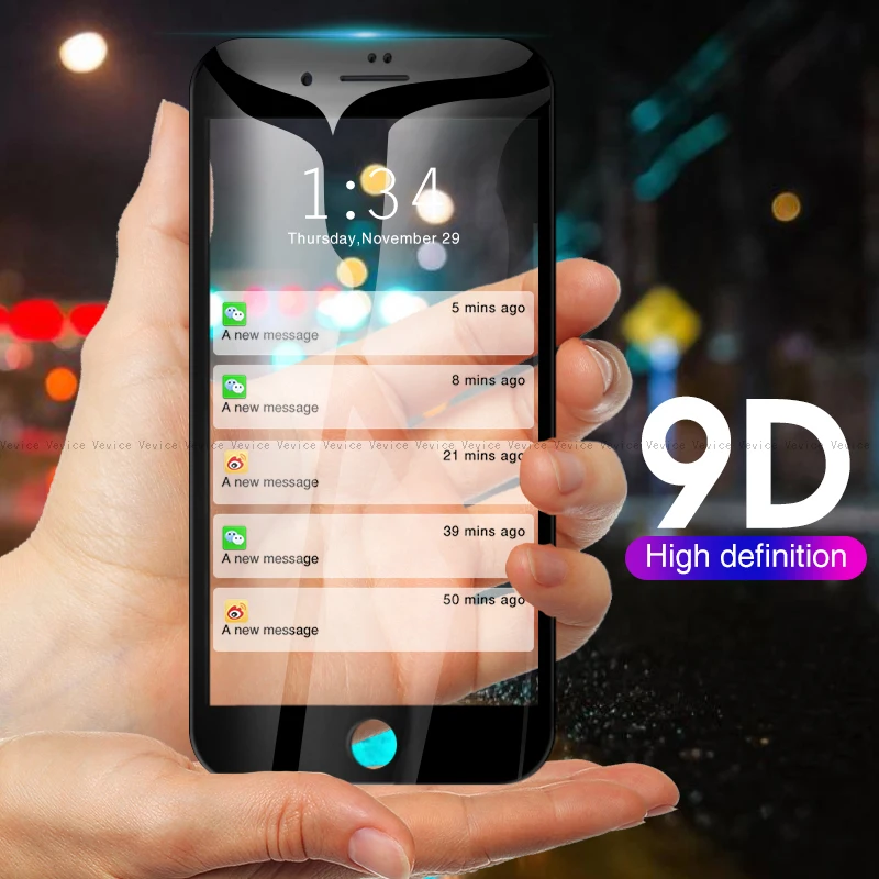 9D полная защита экрана противоударное стекло для iPhone X XS Max XR Xs ультра тонкая