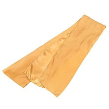 Западный стиль Золотой DIY атласный бант Чехол для стула пояса/ленты для украшения/украшения