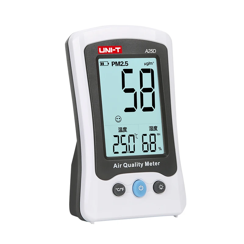 UNI T A25D монитор качества воздуха формальдегид PM2.5 измерительные приборы детектор