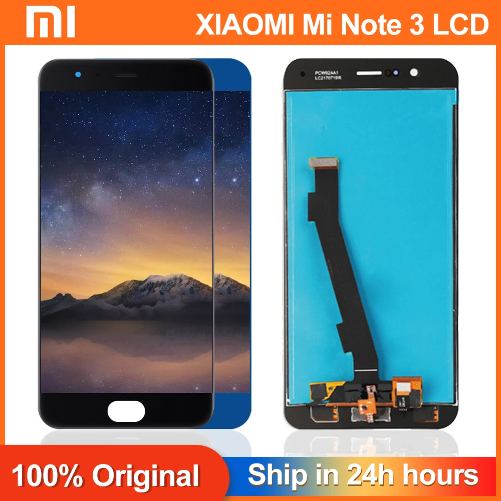 ЖК-дисплей для Xiaomi Mi Note 3 сенсорный экран 5 дюйма FHD тест хороший дигитайзер в сборе