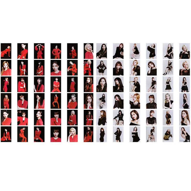 

Iron Box K-POP TWICE Collective Member LIGHTS LOMO Self Made Paper Lomo Card Photo Card HD Photocard For Fans Gift