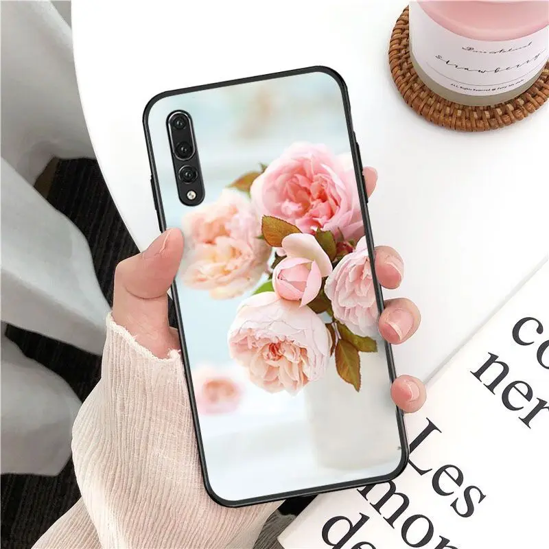 Elegant Pink Purple Peony On the Vase