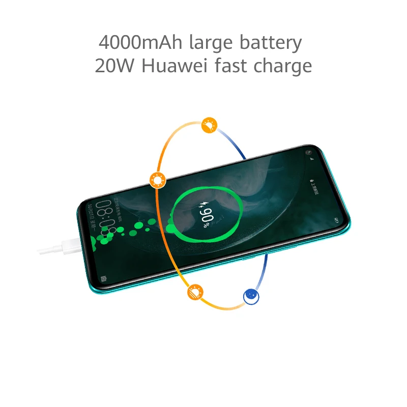 Huawei Nova 5Z 6 ГБ 64 Гб мобильный телефон 26 дюймов Kirin 810 48MP тройной Type C
