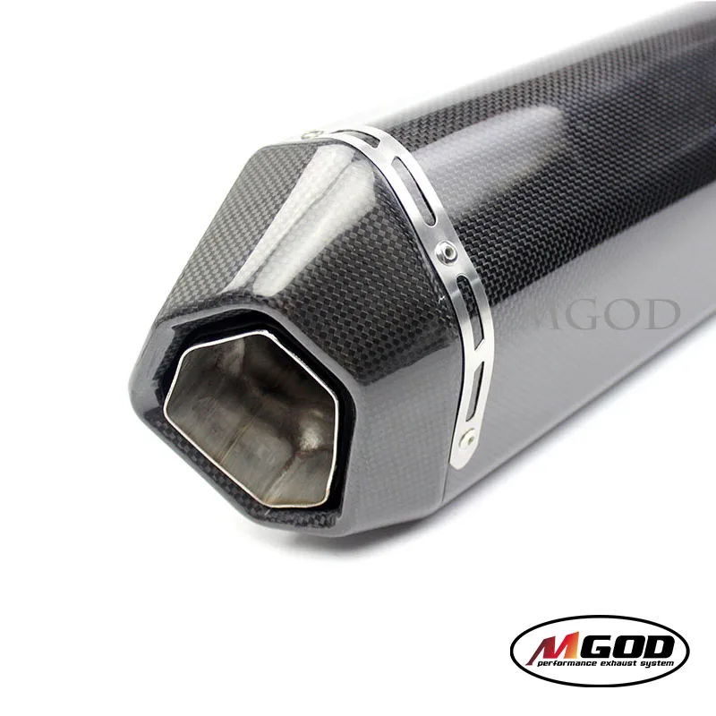 51 мм Akrapovic мотоциклетный глушитель выхлопной трубы из углеродного волокна для гонок Escape для CBR1000r MTK690 CB1000R S1000XR CBR65