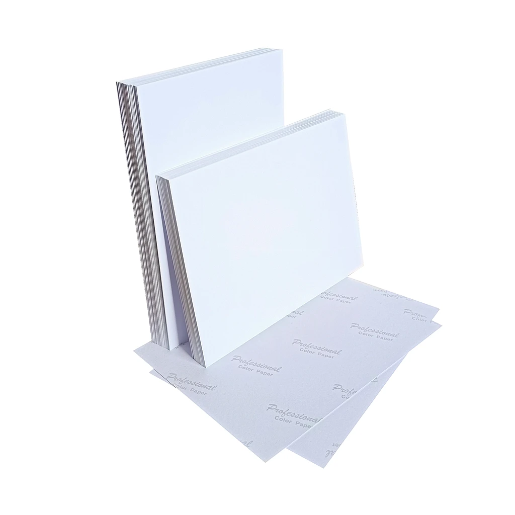 White Glossy Cast Coated Card Stock Laser Printable Only Coated 1 Side 25  Sheets 