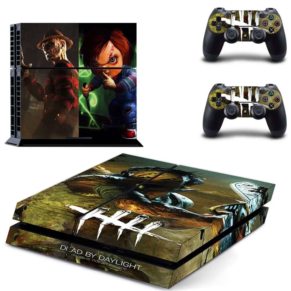 Коричневый Dead by Daylight PS4 наклейка s Play station 4 кожа Наклейки Обложка для playstation 4 PS4 консоль и контроллер Скины Виниловые - Цвет: Коричневый
