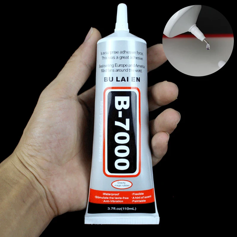 9ml 15ml 50ml 110ml B7000 Glue For Rhinestones Needles Epoxy Adhesive  Atrong Hotfix for Glass jewelry Multi Repair Adhesive