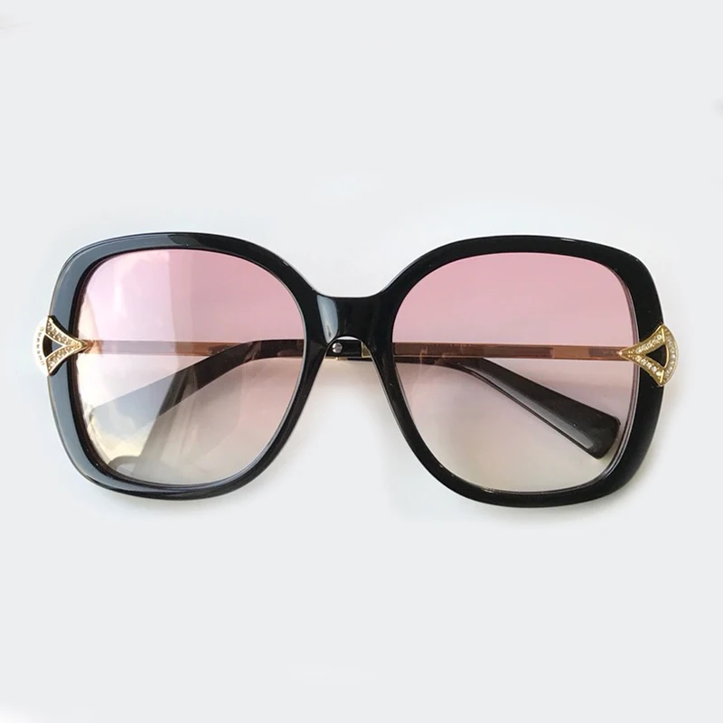 No6 Sunglasses Женские солнцезащитные очки больших размеров,, Ретро стиль, роскошные солнцезащитные очки, модные, брендовые, дизайнерские, Ретро стиль, Lunette De Soleil Femme - Цвет линз: No6 Sunglasses