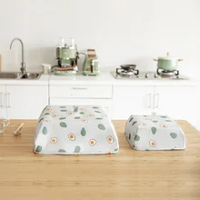 Крышка для горячей еды, портативная термостойкая ткань Оксфорд, алюминиевая пленка, складная палатка для еды TI99