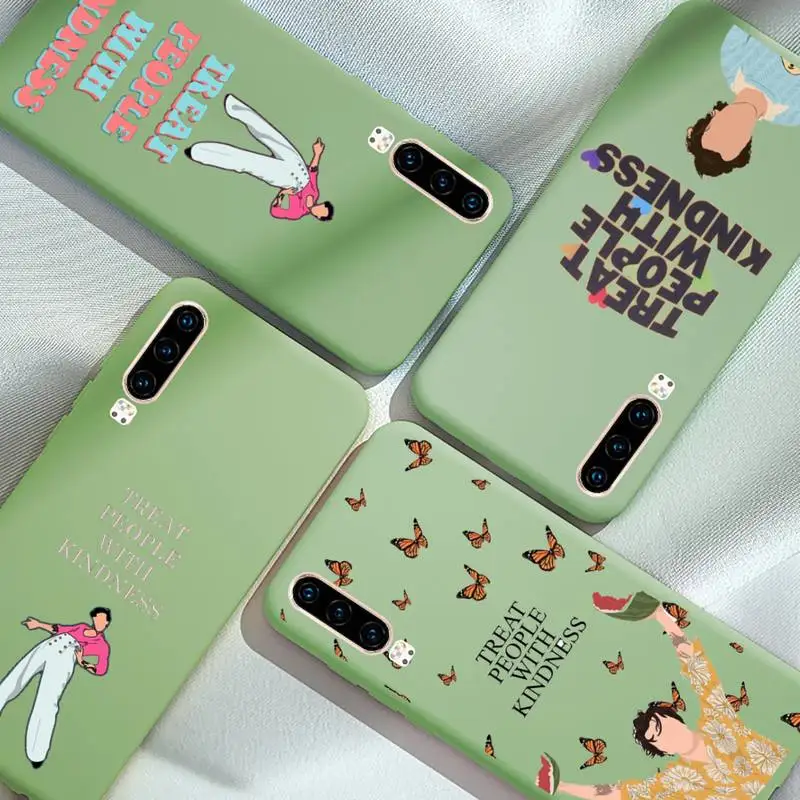 

treat people with kindness Phone Case Candy Color for iPhone 6 7 8 11 12 s mini pro X XS XR MAX Plus