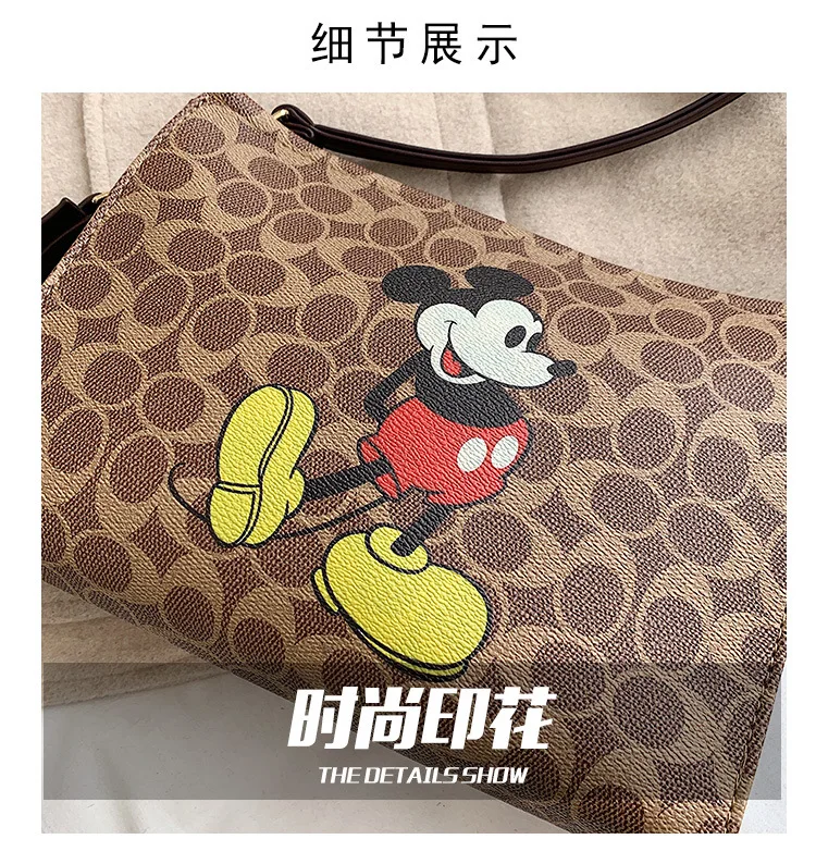 Disney princess Mickey mouse сумка из искусственной кожи с Минни Маус сумка через плечо для девочек Сумка через плечо для девочек сумка с Микки Маусом