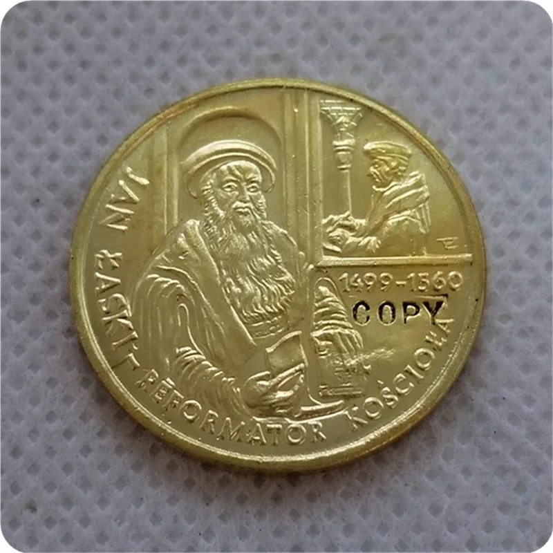 1999 Польша 2 zl имитация монеты - Цвет: Jan Laski