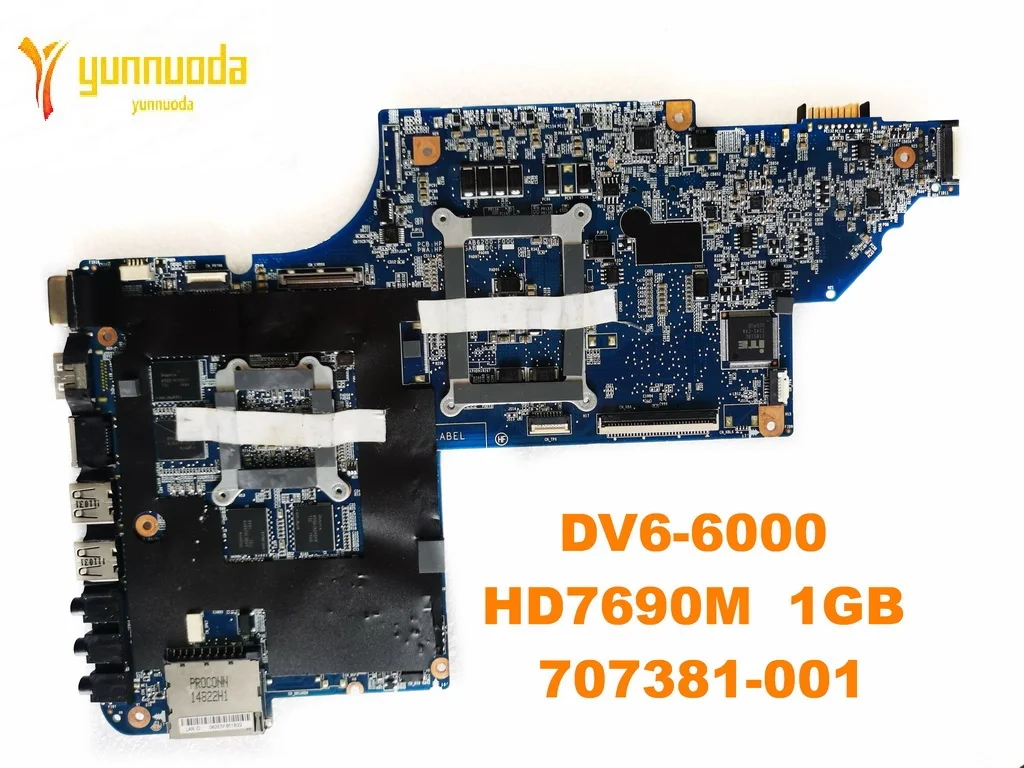 Оригинальная материнская плата для ноутбука hp DV6-6000 DV6-6000 HD7690M 1GB 707381-001 протестированная хорошая