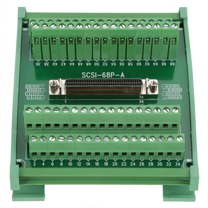 SCSI68 68-Pin дБ Тип гнездовой разъем коммутационная плата клеммный модуль