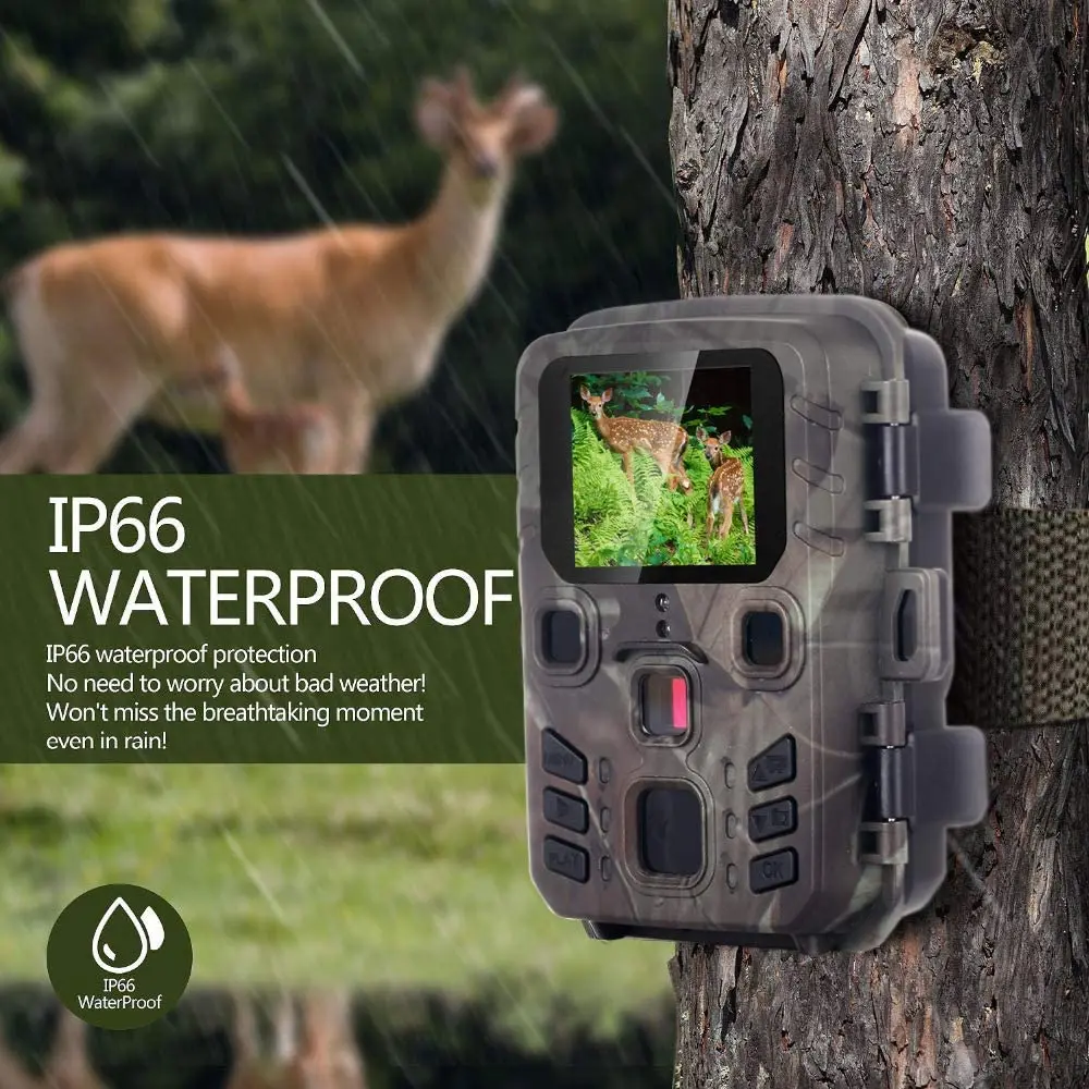 Hunting  Trail Camera 20MP 1080P Outdoor Wildlife Cameras Surveillance Night Vision Photo Traps Mini301 5