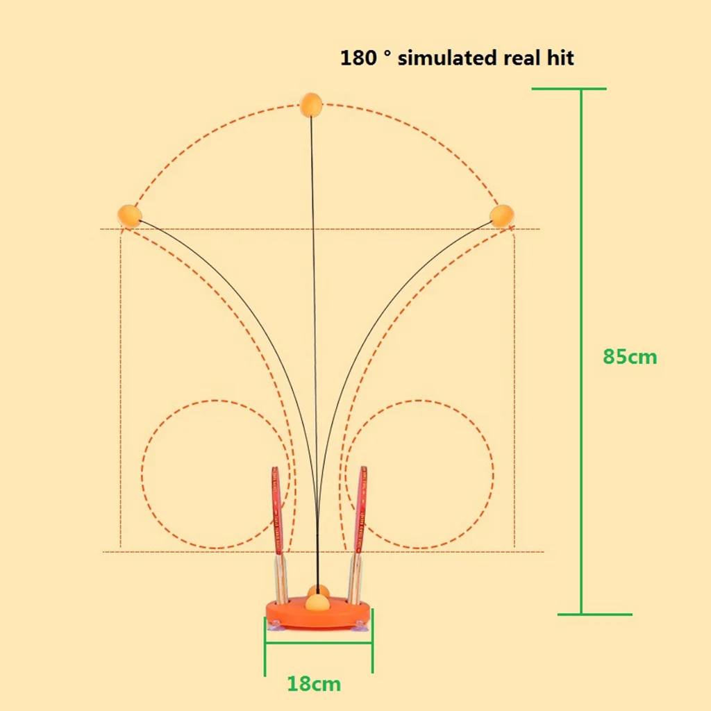 Portable Table Tennis Trainer Table Tennis Soft Shaft Training Machine Elasticity Kid Adult Ping Pong Practice Tool Indoor Game