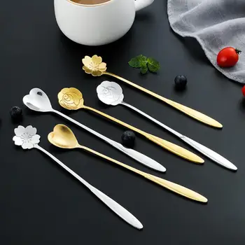 

Stainless Steel Long Handle Mixing Spoon, Bar Stirring Spoon for Cocktail, Ice Cream, Coffee, Juice, Tea, Drink,Home Tableware