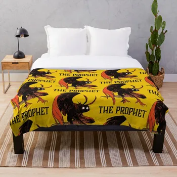 

Mothman The Prophet Throw Blanket Soft Sherpa Blanket Bed Sheet Single Knee Blanket Office Nap Blanket