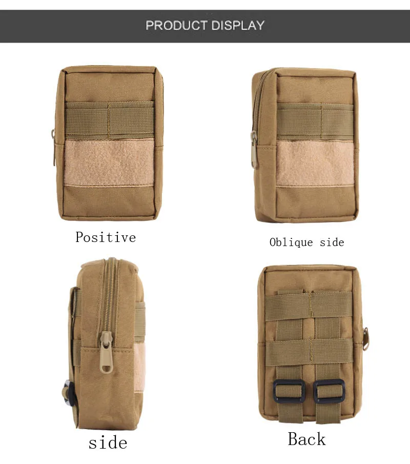 Уличная Сумка MOLLE многоцелевой Компактный Тактический поясные сумки маленький Универсальный чехол с защитой от воды EDC чехол для телефона