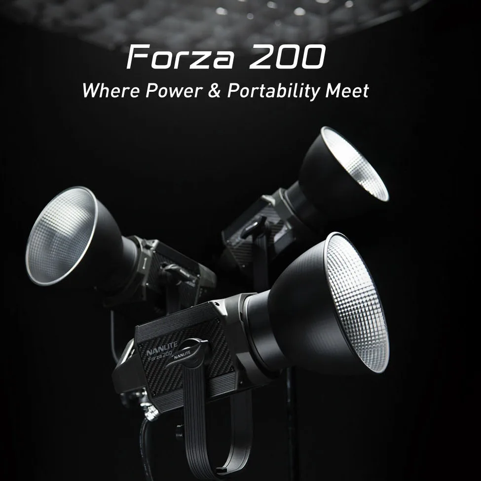 US $699.00 Nanlite 200W Photography Lighting Outdoor 5600K LED Monolight COB Light Bowens Mount Camera Studio Light Bowens Mount Nanguang