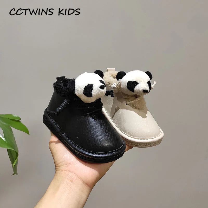 CCTWINS/детская обувь; коллекция года; зимняя детская обувь из искусственной кожи; брендовые теплые ботинки для маленьких девочек; Модные ботильоны для мальчиков; Цвет Черный; FB1779