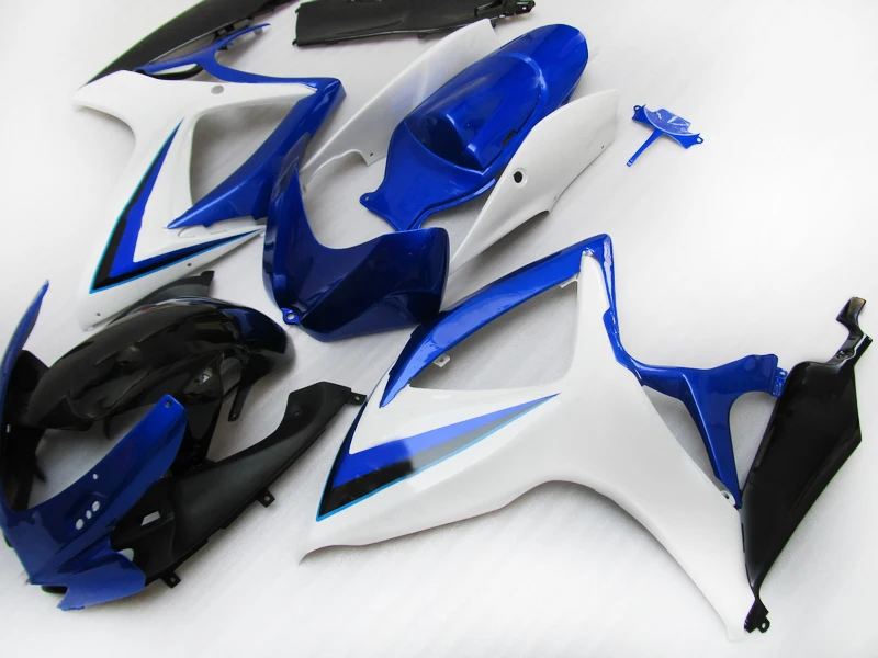 Литьевая форма обтекатель для Suzuki K6 2006 2007 GSXR750 GSXR 600 GSXR600 сине белый мотоциклетный