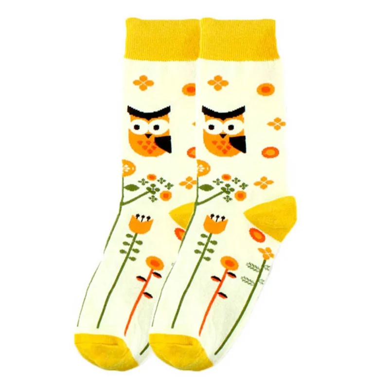

2019 Explosion Harajuku Fashion Animal Pattern Couple Men And Women Cotton Socks Fashion Creative Warmth Socks