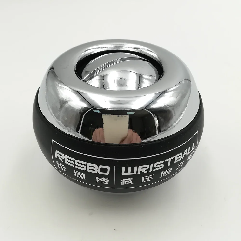 Auto-Start Strengthen Metal Power Wrist Ball Forearm Muscle Training Gyroscopic Ball With LED Light With Bag F2039