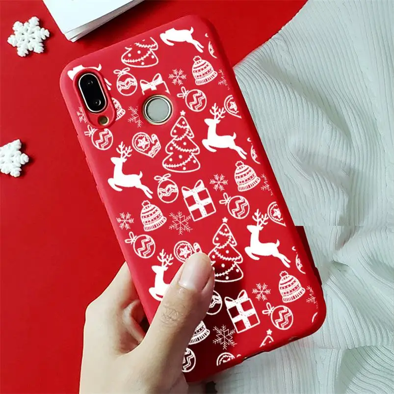 35Kho-sd4bailu Рождественский олень красный, белый чехол для huawei Honor 8A 8X 9X 7A 7X фотоаппаратов моментальной печати 7S 9 10 20 Lite рro 10i 20i играть Y5 Y6 Y7 Y9 ТПУ чехол - Цвет: 35Kho-sd4bailu