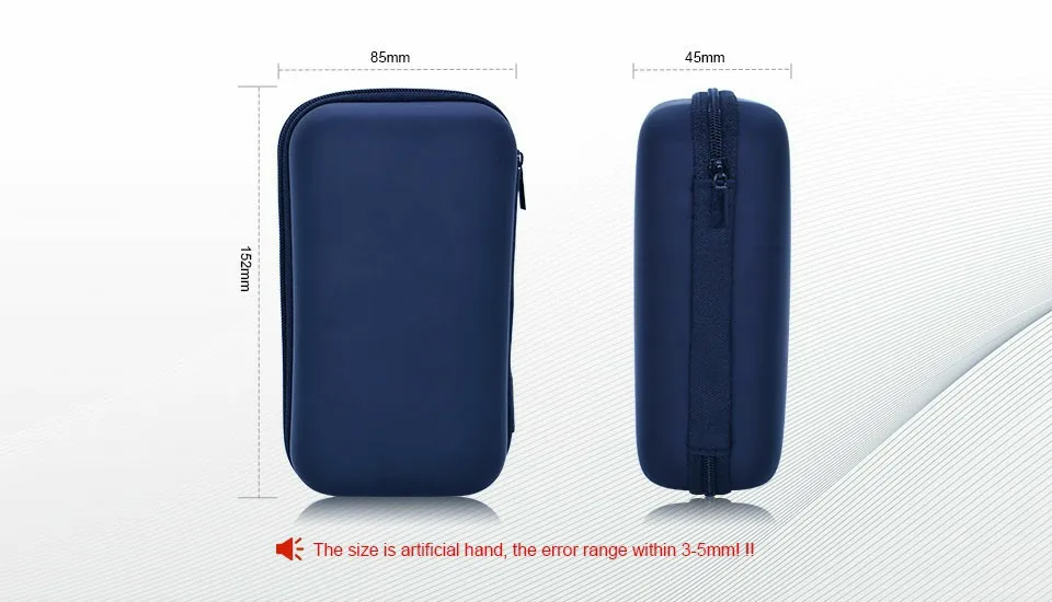 OUTEST Digital Multimeter Bag Tool Bag Toolkit Black Multi-Purpose Tool Pouch Multimeter Case 152*85*45*mm Tool case Carry case for multimeter