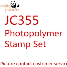 Движущаяся панда JC355 Holly Jolly рождественские Вырубные штампы и штампы для рукоделия штампы Скрапбукинг альбом тиснение