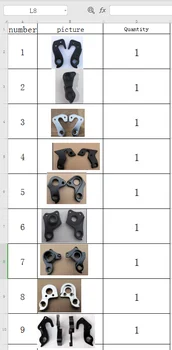 

9pc in all Bicycle gear rear derailleur hanger For Cube #CR10101 HAIBIKE DIAMONDBACK Ghost Eastern26 BTWIN NAKAMURA ROCKRIDER