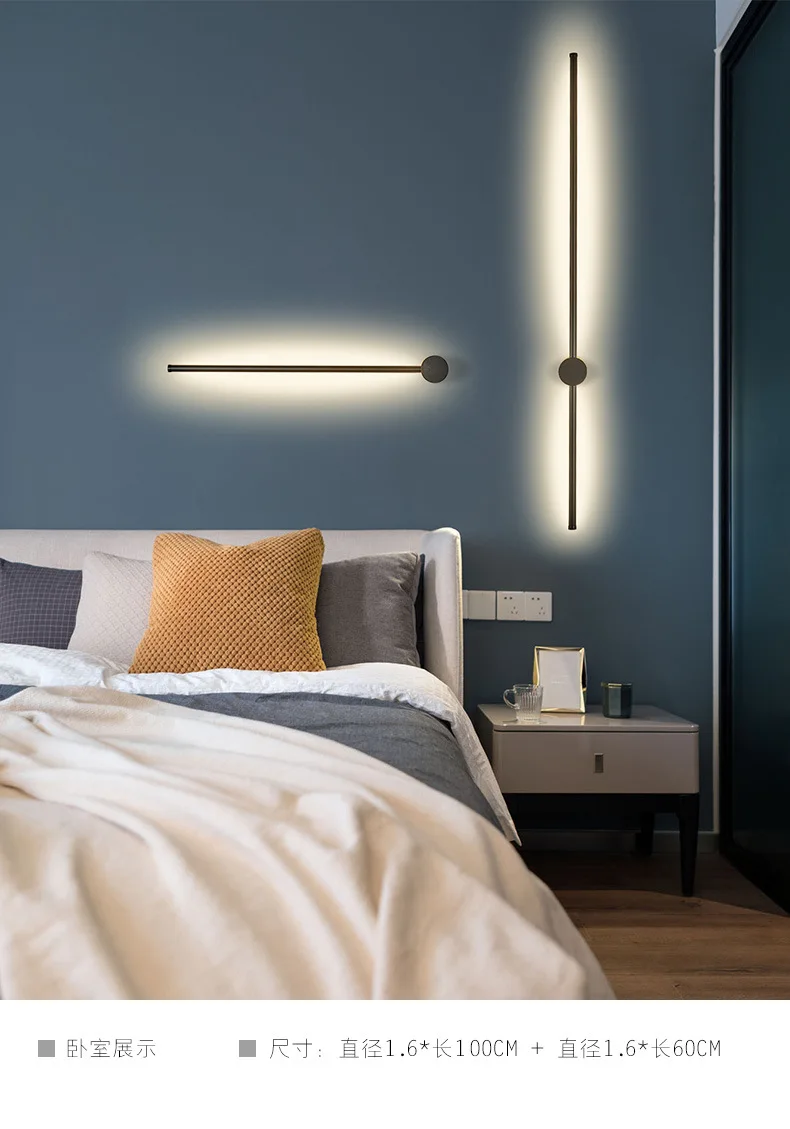 Lâmpadas de Assoalho Minimalista Sala Estar Alumínio Vertical Lâmpada Mesa Criativo Lâmpadas Parede Pendurado Decoração Luminárias Led 13 Luzes e Iluminação
