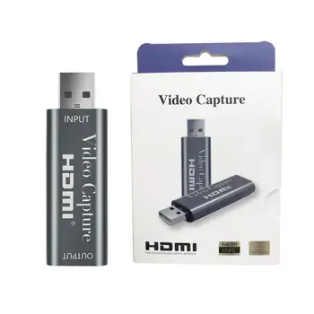 

Portable USB 2.0 Audio Video Capture Card HD HDMI to USB 2.0 1080P Mini Grabber Recorder Card Converter for Computer Support