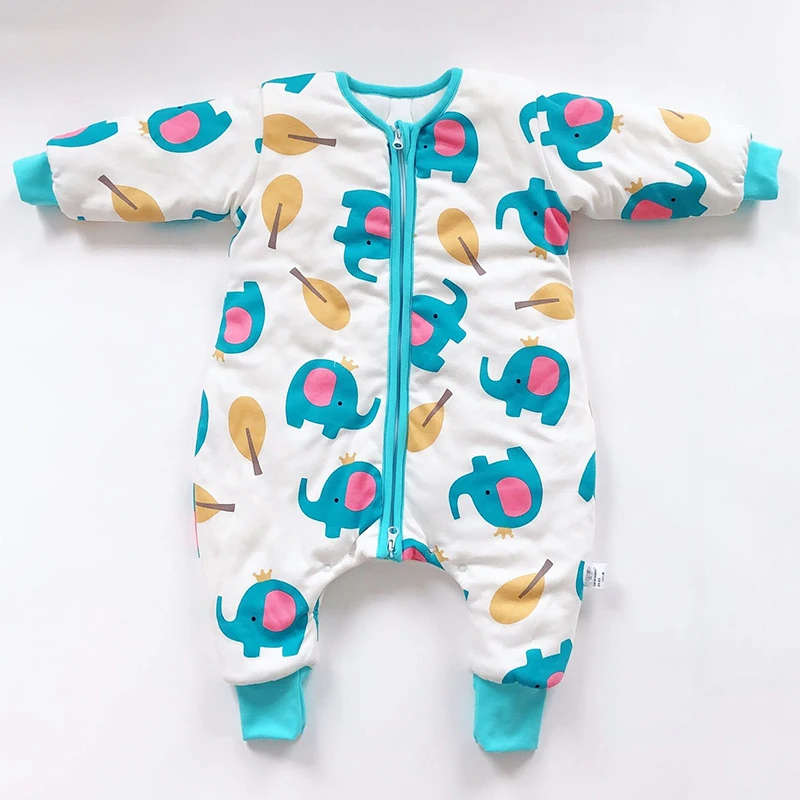 New Winter Girls Jumpsuits Cartoon Animal Boys Overalls Cotton Baby Rompers Thicken Warm Children Sleepwear For Kids 1-4 Years