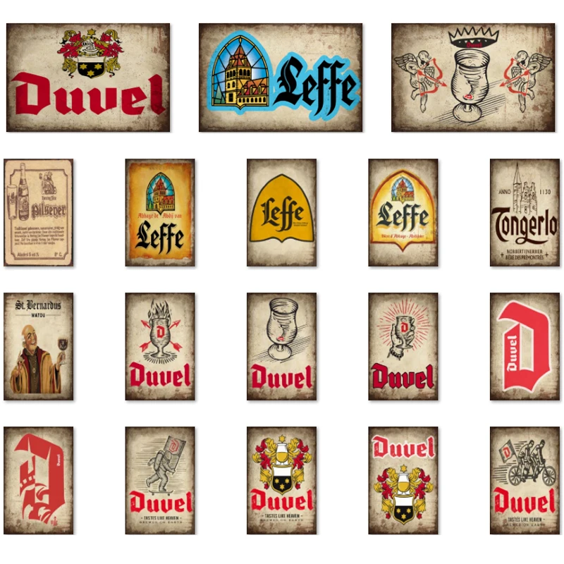Бельгия leffe duvel Jupiler пивные металлические знаки постеры винтажная настенная
