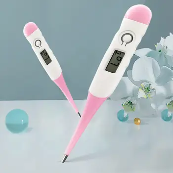 

Thermometer Pink Mouth Accurate Fast Pro Care The Thermometer Security Adult LED Family Armpit Baby