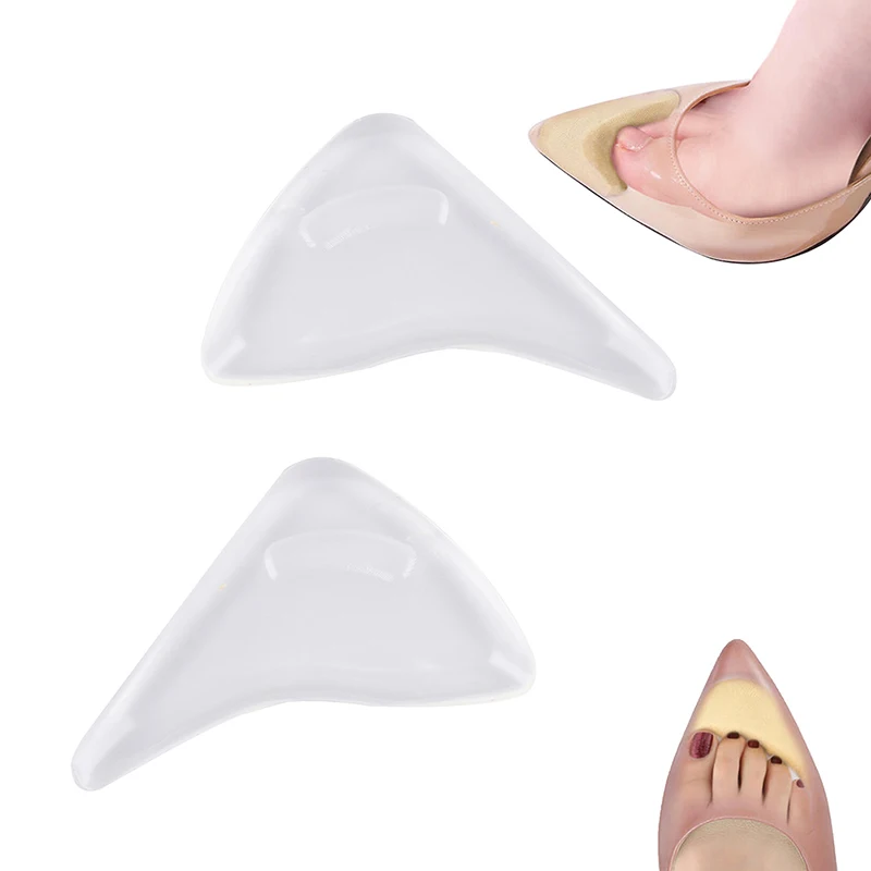 

2pcs Shoe Pad Forefoot Cushion Gel Massage Non Slip High Heels Half Palm Insole Shoe Cushion