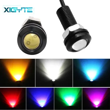 

2pcs Car Styling LED Car Eagle Eye Fog DC 12V 18MM DRL Parking Signal Waterproof Daytime Running Lamp Car Standby Reversing Lamp