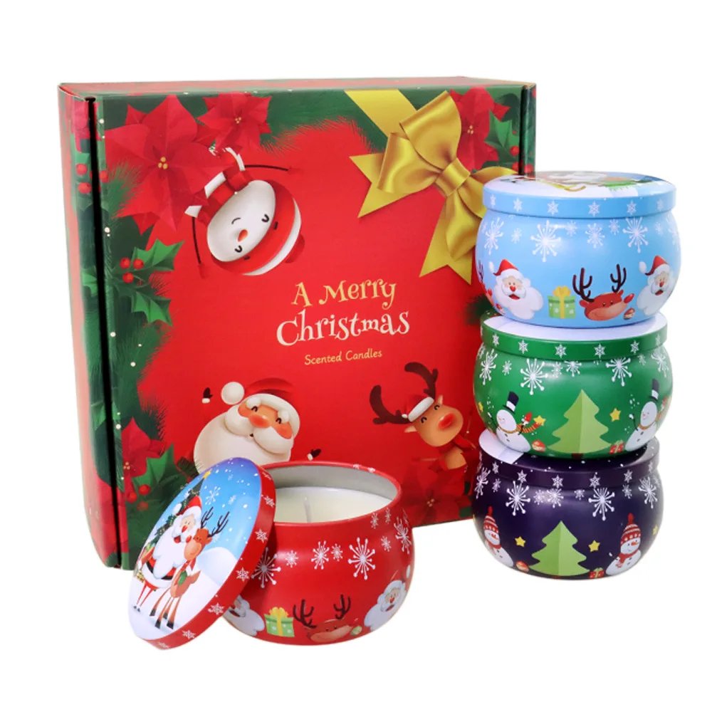 Doterra Christmas 2022 2022 Christmas Candle Scented Candle Set Holiday Party Atmosphere Supplies  Plant Essential Oil Rose Lavender Incense Candle|Pendant & Drop Ornaments|  - Aliexpress