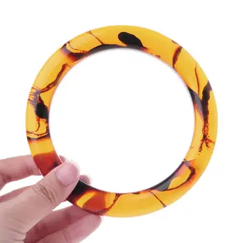 

Round Shape Resin Handle Bag for DIY Handbag Frame Bag Replacement Accessories 517D