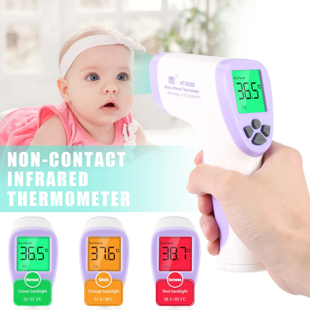 

Infrared Forehead Thermometer Digital Non-contact Thermometers Temperature Meter for Kid Adult BM88