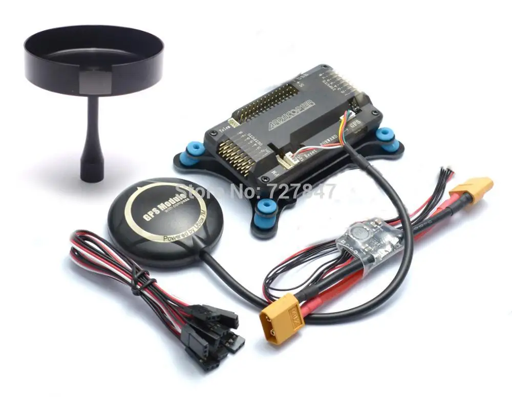 

APM 2.8 APM2.8 Flight Controller Board Shock Absorber 7M GPS w/ Stand Holder Power Module for RC Quadcopter Multicopter