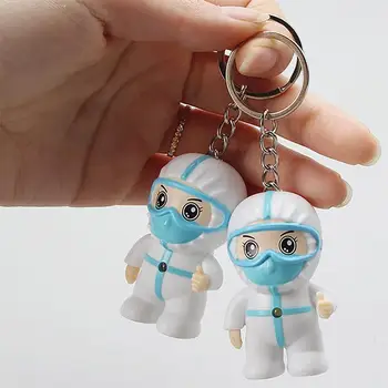 

White Angel Doll Beautiful Angel Nurse Key Chain Pendant Exquisite And Exquisite Cartoon Nurse Key Ring Bringing Courage