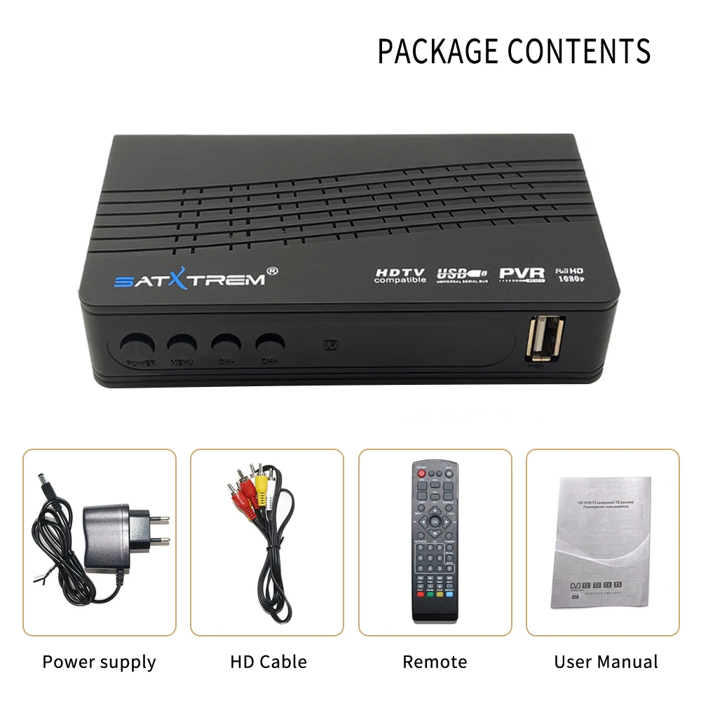 Satxtrem M3 Мини DVB T2 приемник H.264 Цифровой наземный Full HD 1080P приемник HDMI ТВ тюнер DVB T2 Россия DVB T приемник