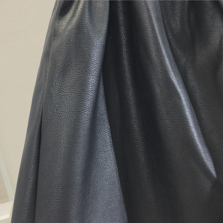 Женские шорты из искусственной кожи, новинка 2019 года, осенне-зимние универсальные широкие шорты из искусственной кожи с эластичной