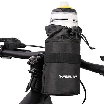 激安 ホイールアップ絶縁やかんの水のボトルホルダーバッグmtb自転車ハンドルバー巾着サイクリングポータブル防塵サイクリング部品