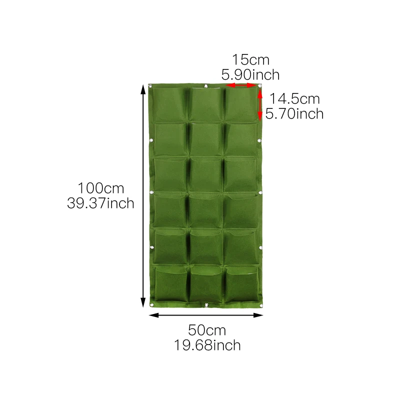 Smart Garden Wall Panel With 4/9/18/49/72 Pockets + FREE Shipping
